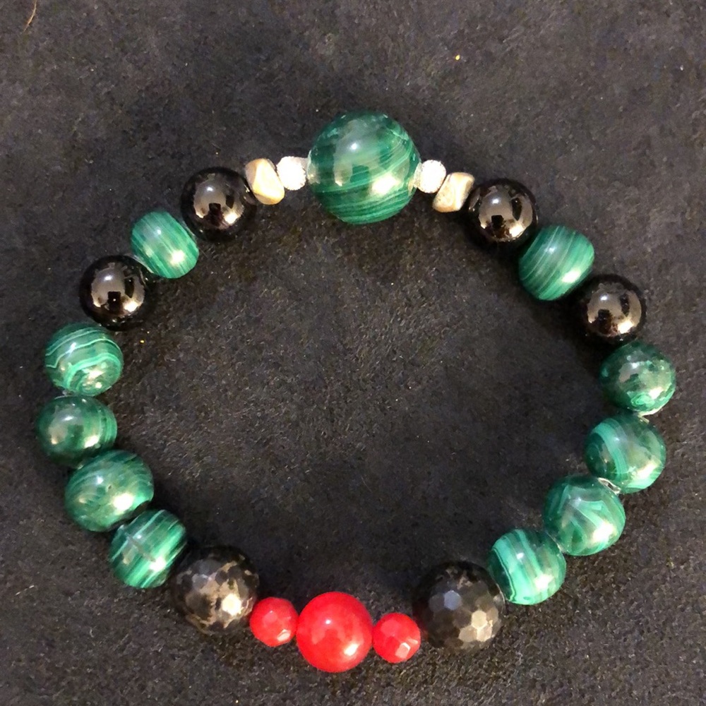 New Release – Custom Healing Stretch Bracelet by Christopher B.. Vintage Stones